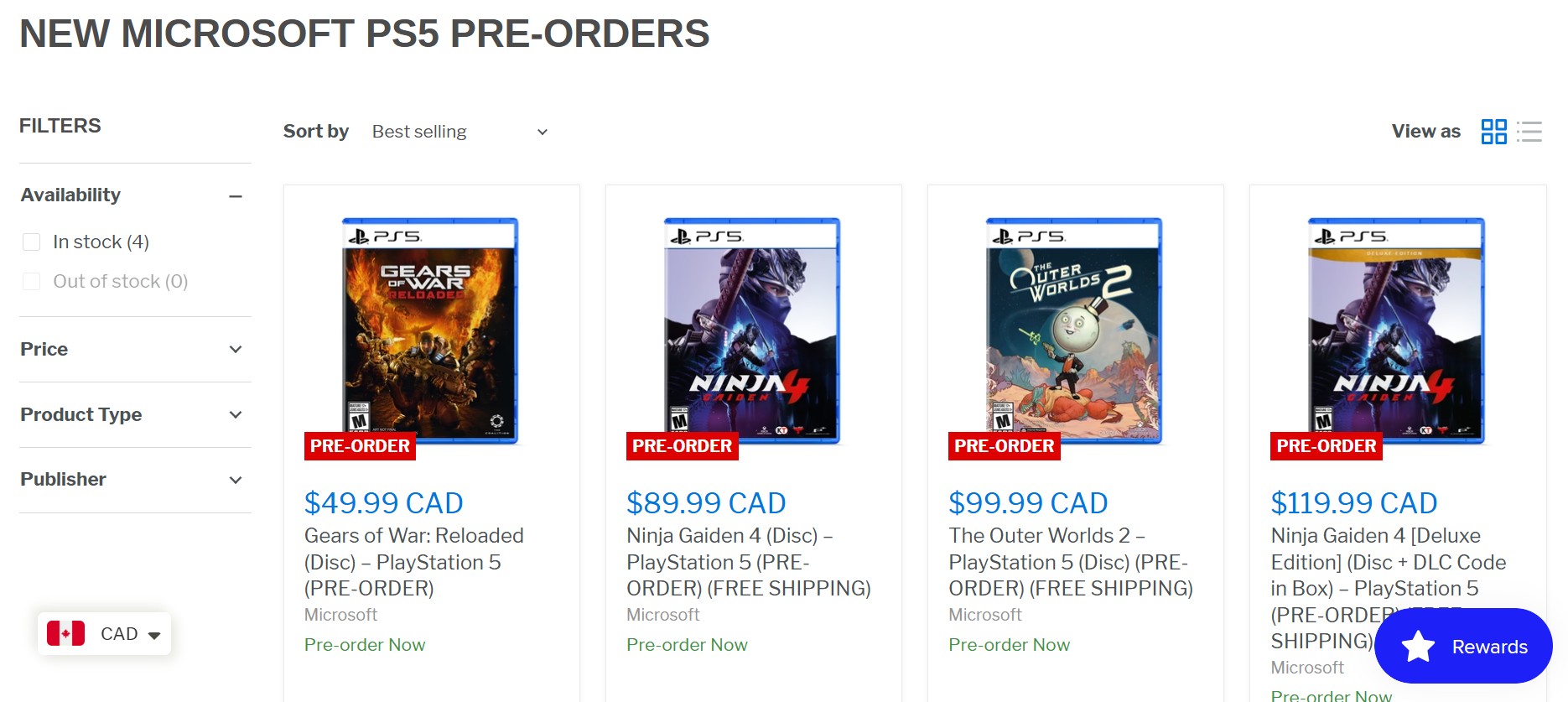 VGP Selling Microsoft Games