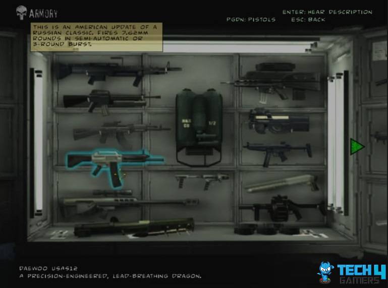Weapons