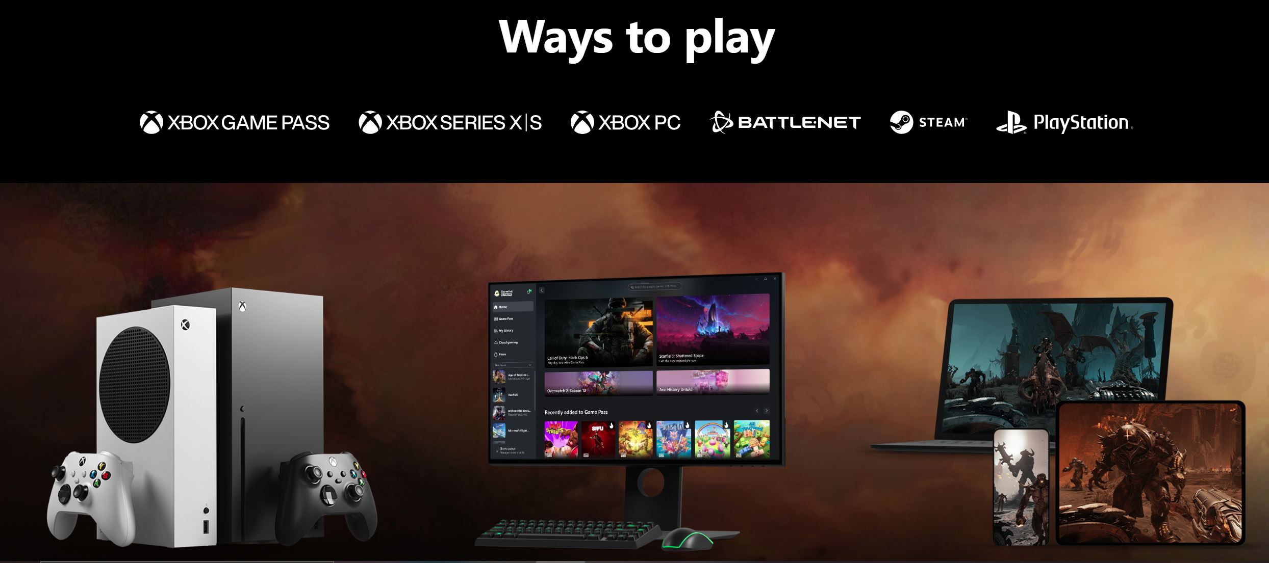 Xbox Ways To Play Xbox Ways To Play