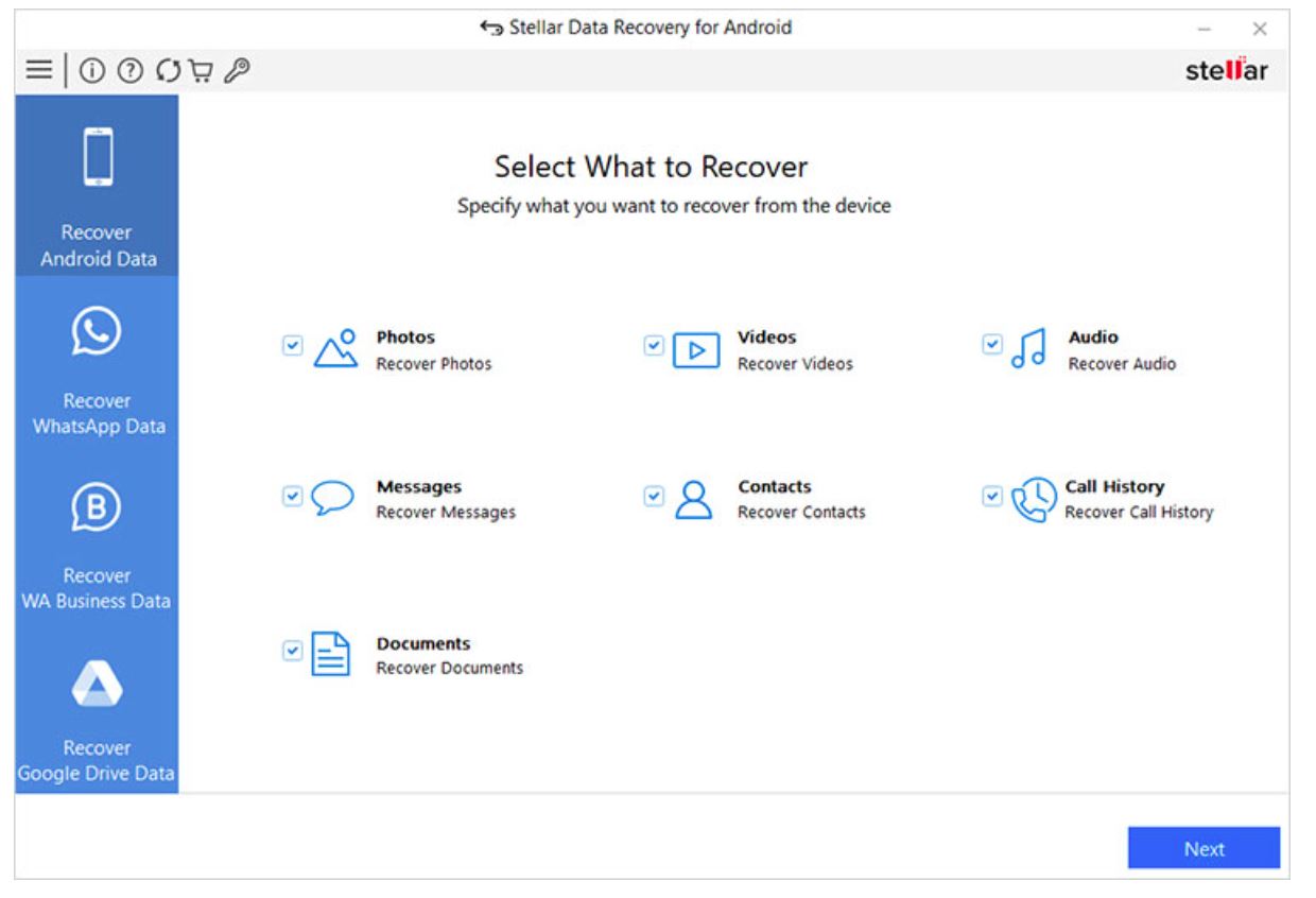 Stellar Data Recovery