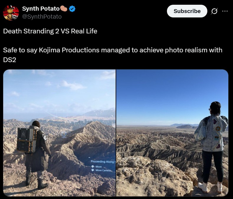 Death Stranding 2 vs Real Life