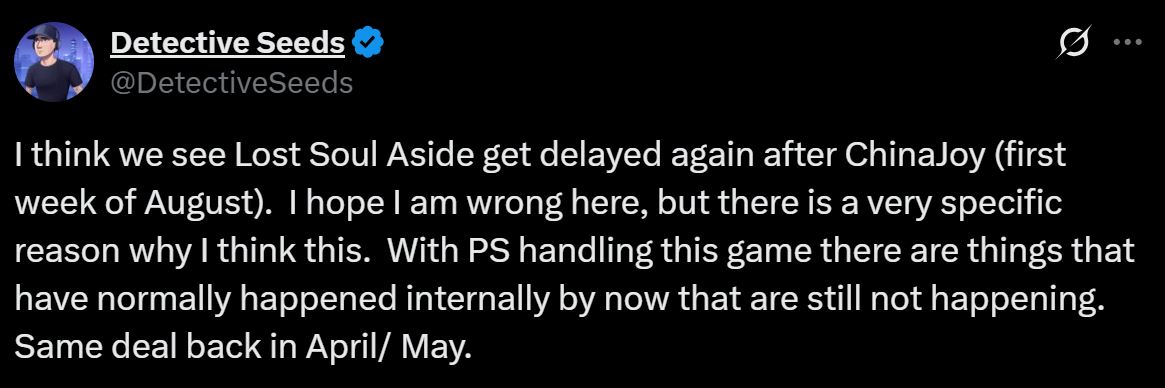 Lost Soul Aside Delay
