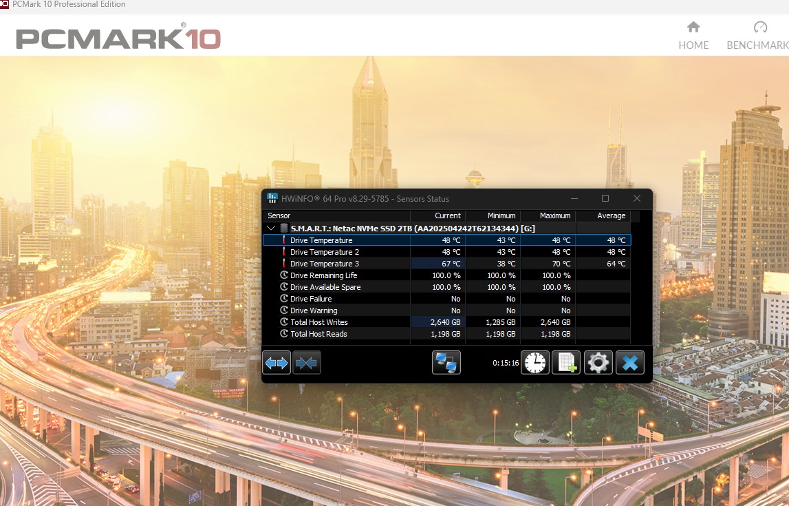Stress Test - PCMark10 Consistency Test