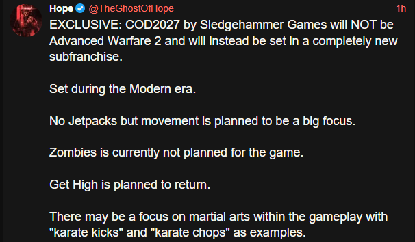 call of duty 2027 details