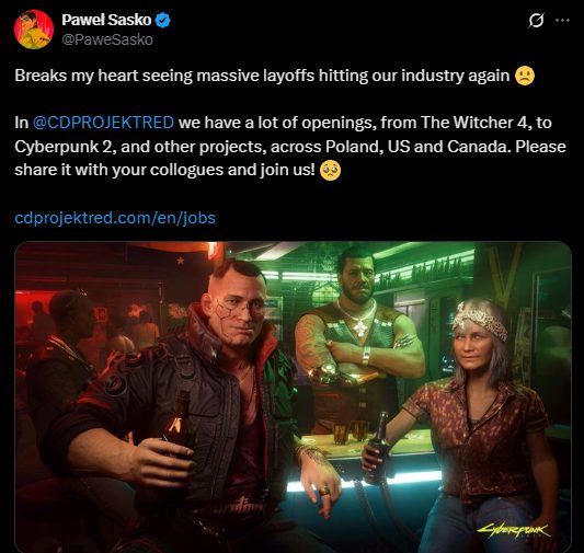 cdpr xbox layoffs 