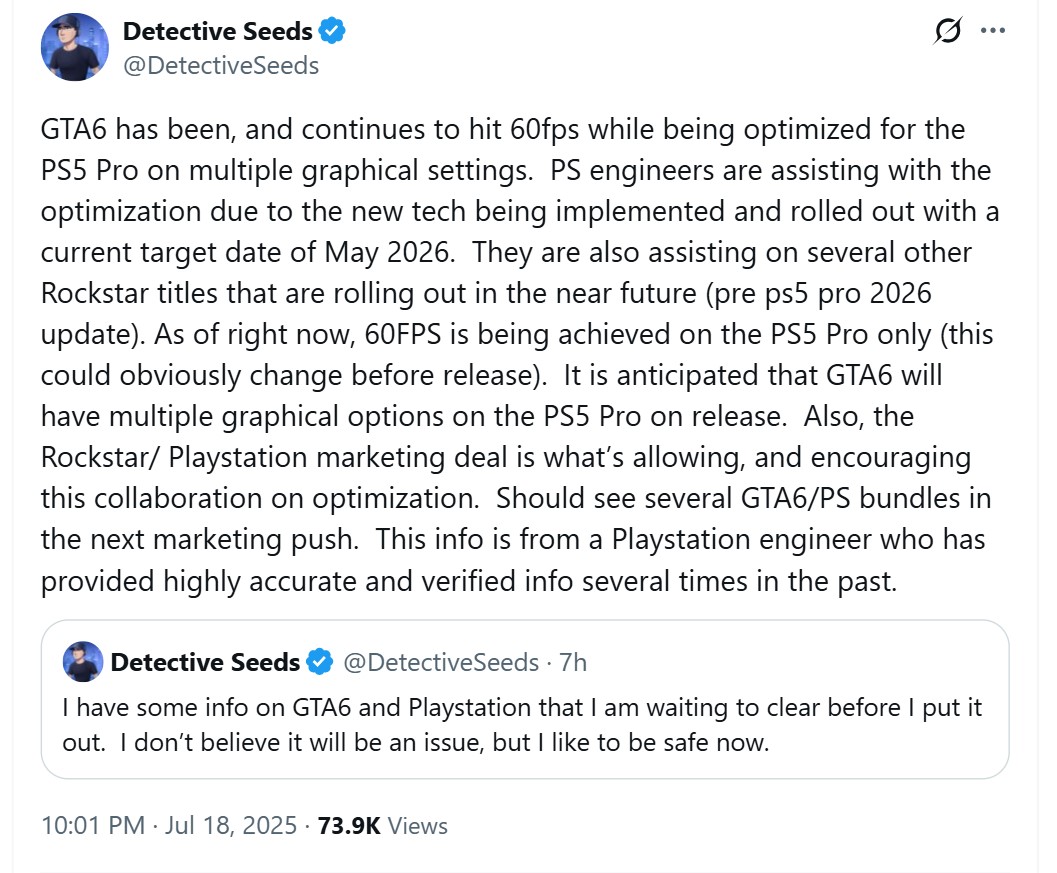 GTA 6 PS5 Pro Leak