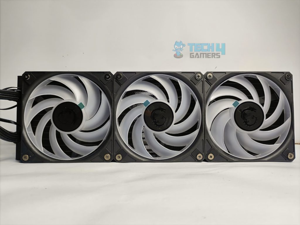 Cyclo 9 Blade Fans On Radiator