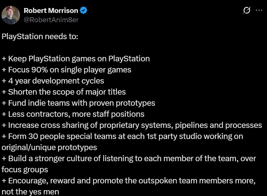 Former Bent Studio Dev on Twitter