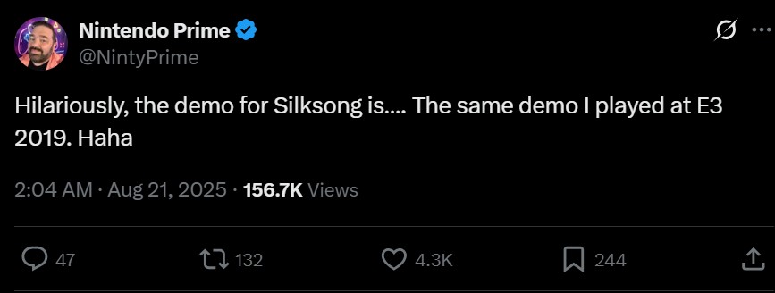 Hollow Knight Silksong Demo