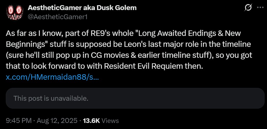Leon Kennedy's Role In Resident Evil 9