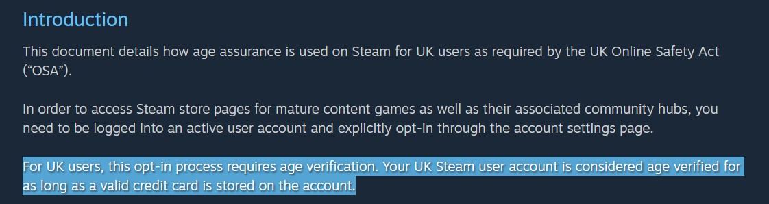 Steam Age Verification