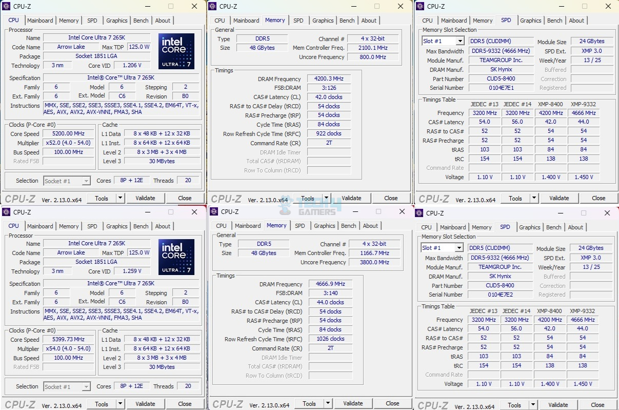 Teamgroup-T-Force-Xtreem-ARGB-CKD-48GB-8400MHz-CL42-DDR5-kit-CPU-Z