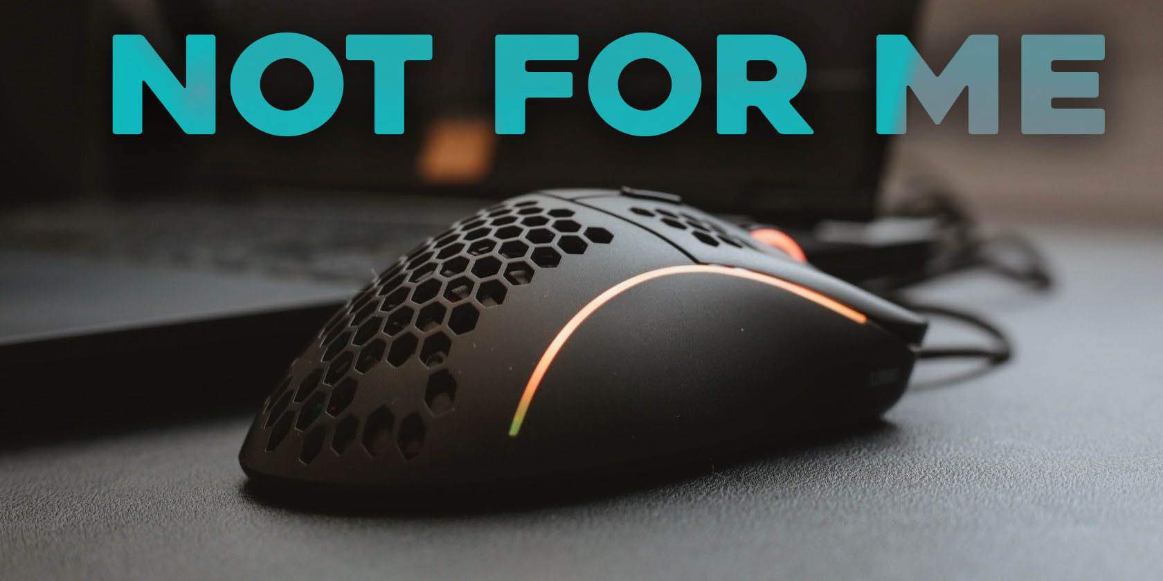 Why I Hate Lightweight Mouse With Cut-out Holes...