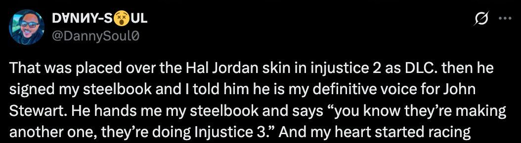 green lantern voice actor confirms injustice 3 