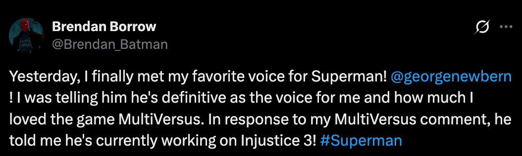 injustice 3 confirmed superman va