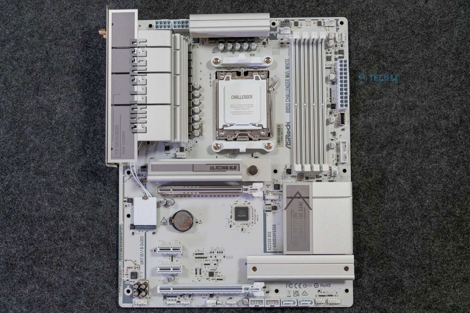 ASRock B850 Challenger WiFi White - Design (Image by Tech4Gamers)