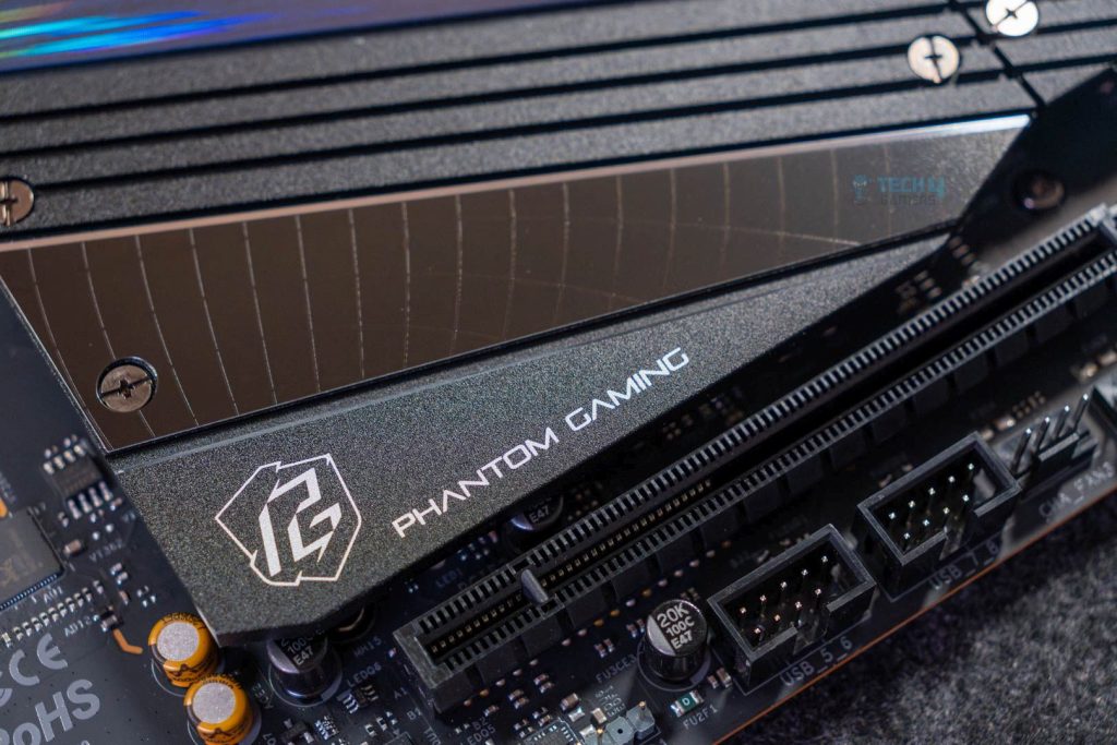 ASRock Phantom Gaming X870 Nova WiFi M.2 heatsink