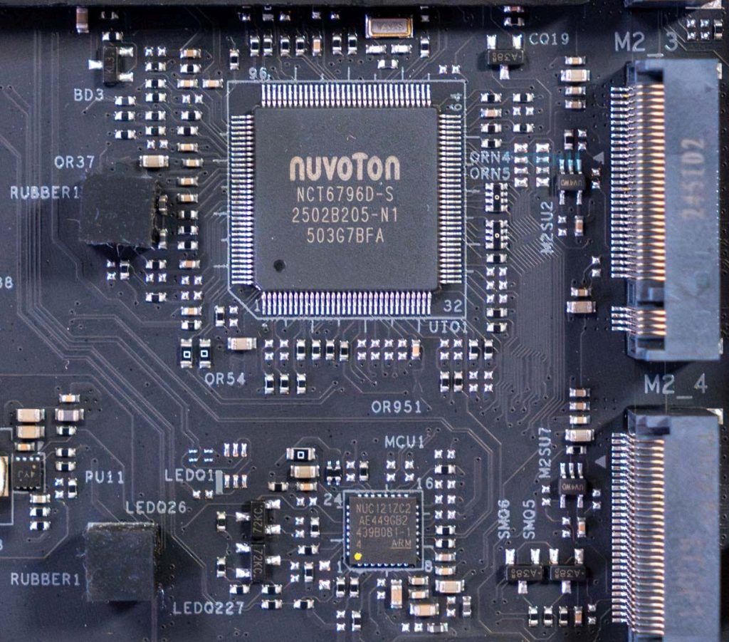 SIO controller on ASRock Phantom Gaming X870 Nova WiFi motherboard