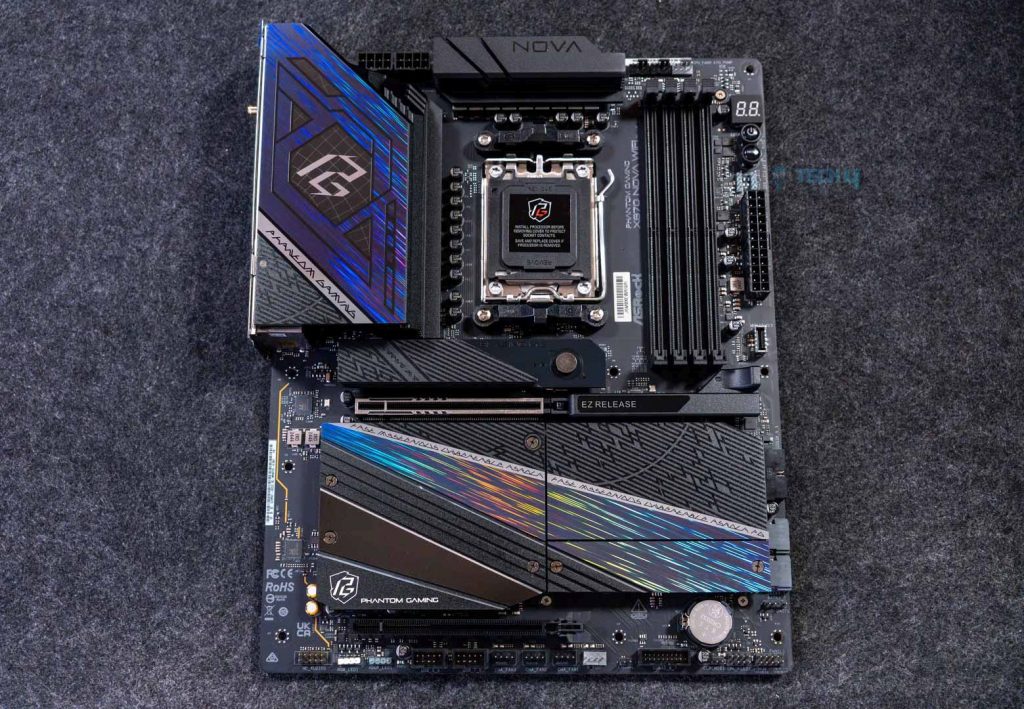 ASRock Phantom Gaming X870 Nova WiFi design