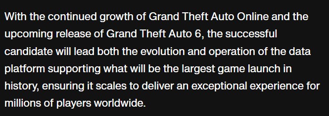 GTA 6 Job Posting