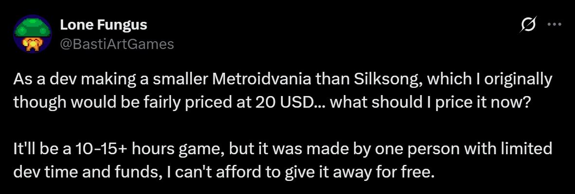 Lone Fungus Dev on Hollow Knight Silksong