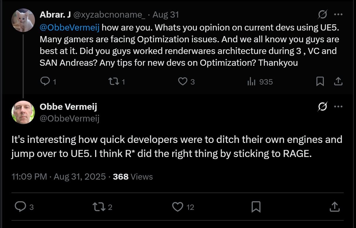 Former GTA Developer on Unreal Engine 5 