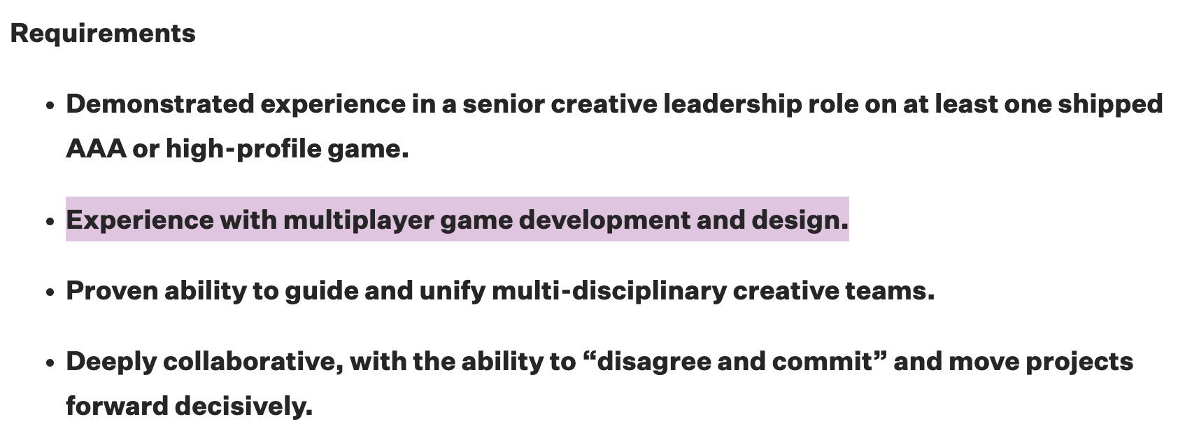 bend studio hiring multiplayer game