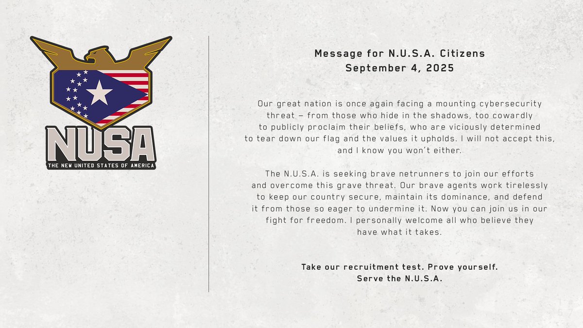 cyberpunk 2077 cryptic message