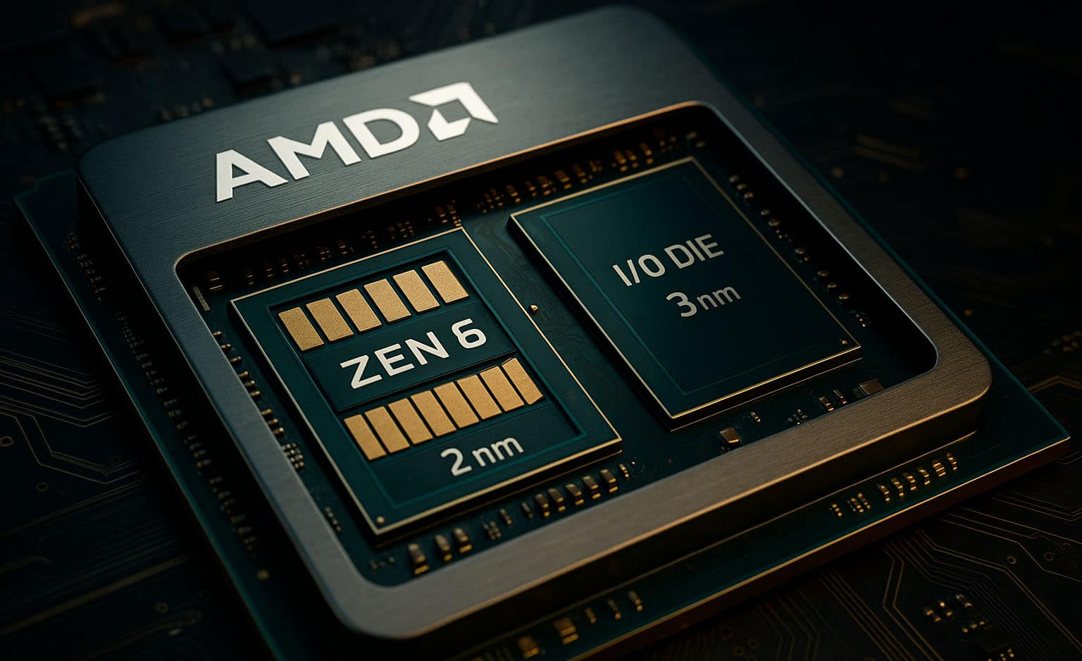 AMD Zen 6 CCD 2nm IOD 3nm