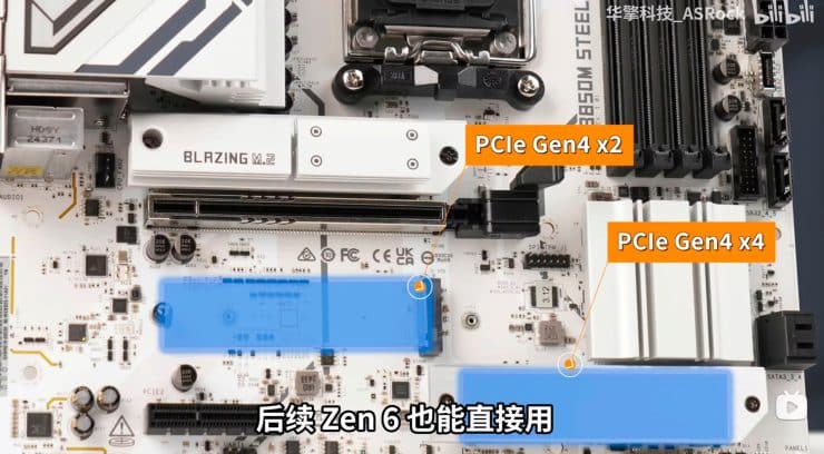 ASRock B850M Steel Legend WiFi Support Zen-6