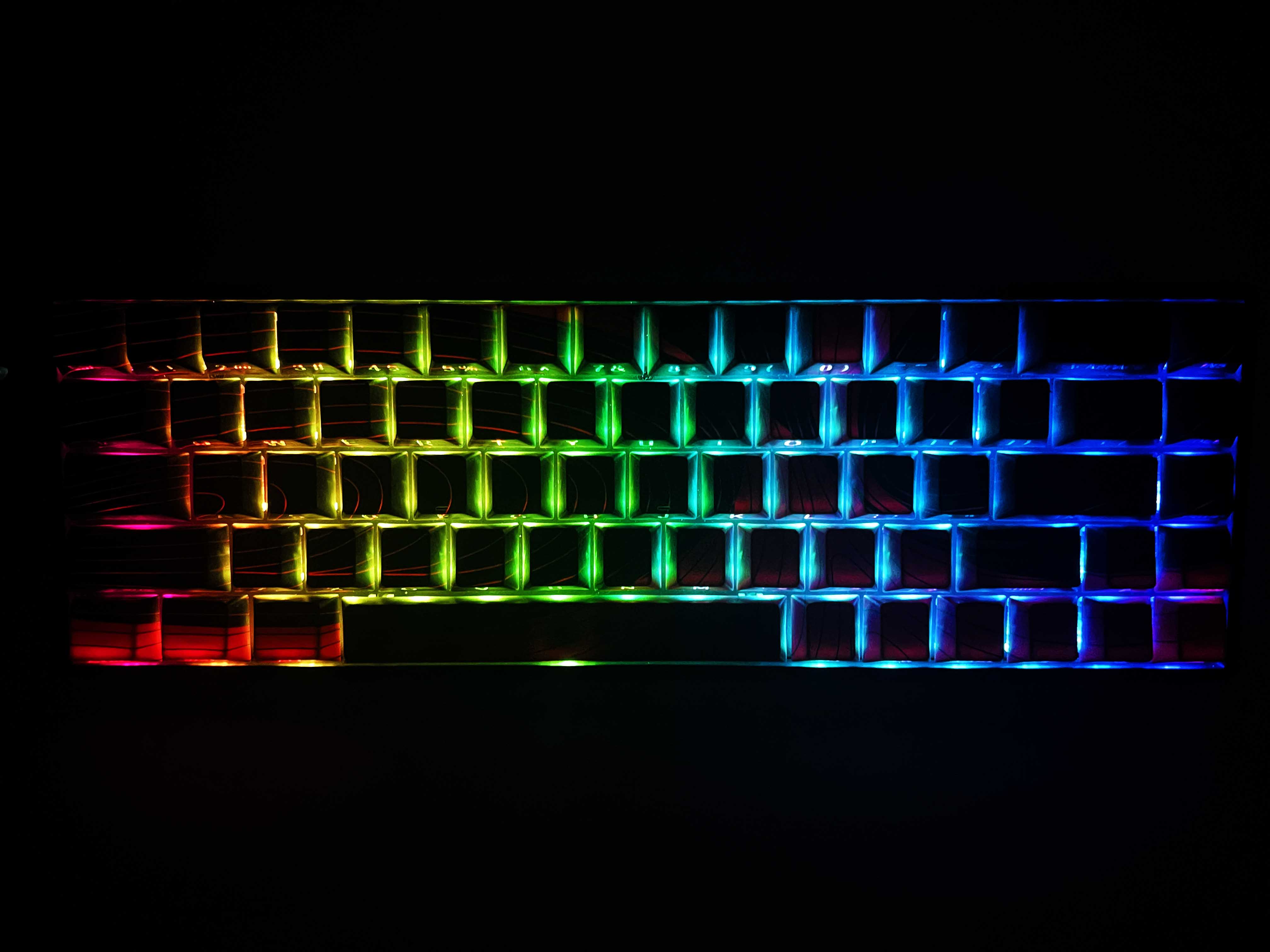 Top View of the RGB Lighting