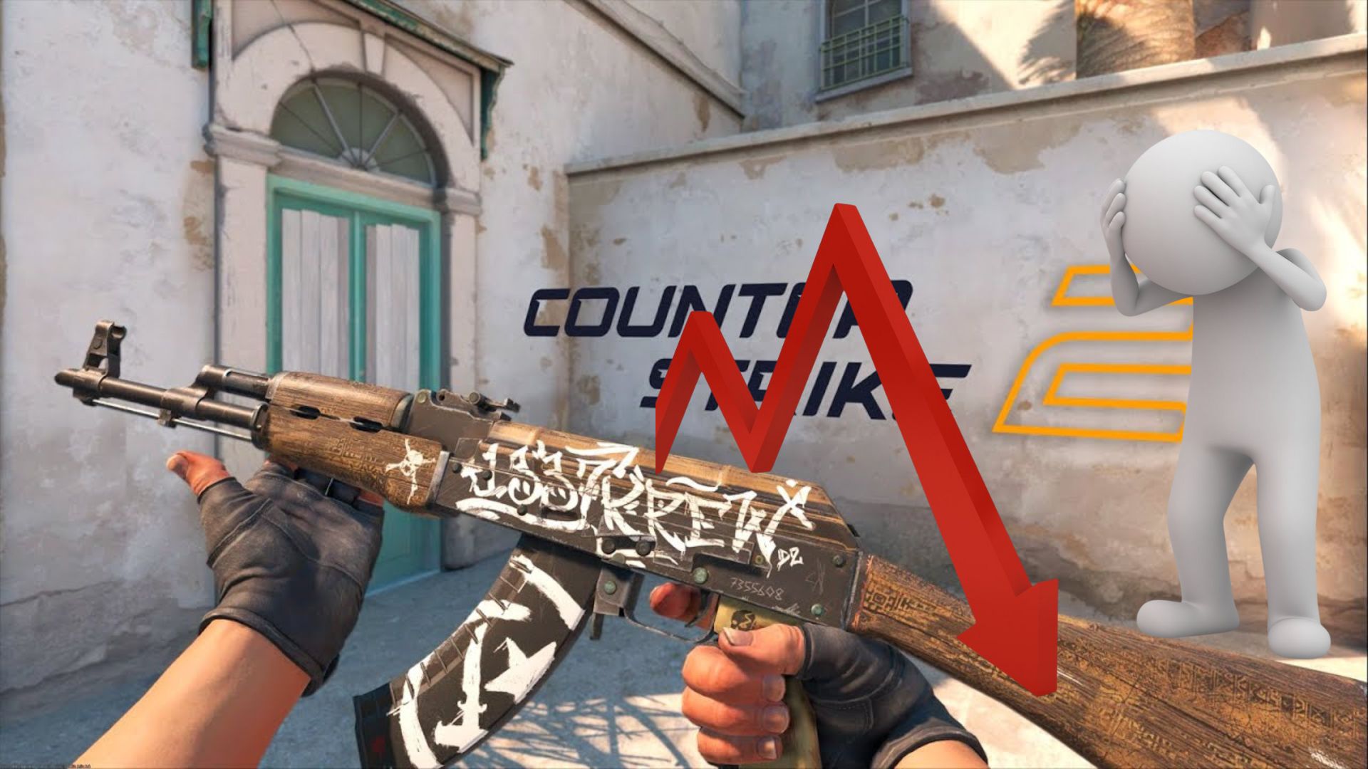 CS2 Skins Market Cap Down