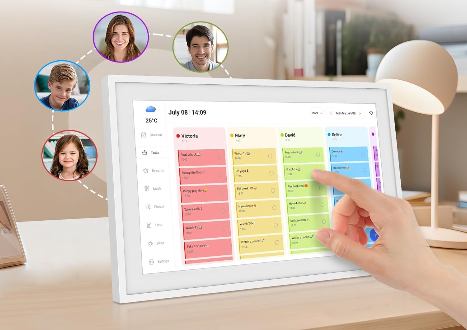 Tabwee Digital Calendar Chore Chart