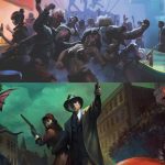 cyberpunk legends batman arkham horror collage