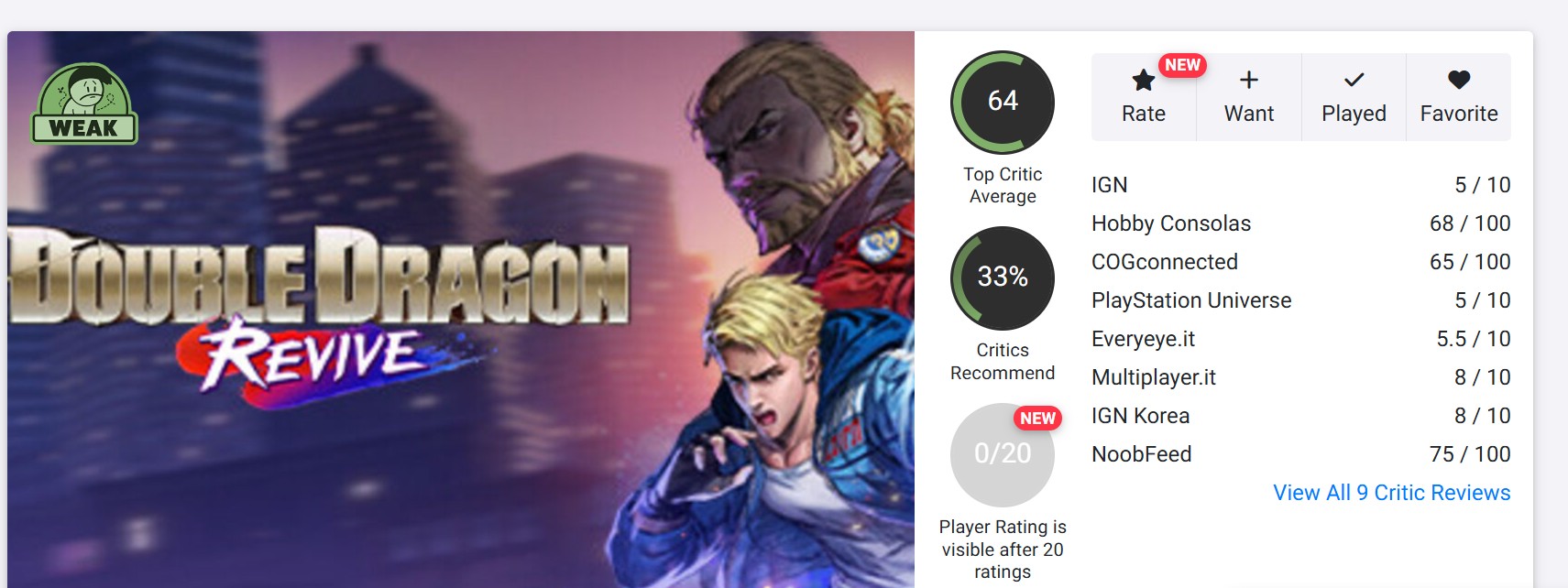 Double Dragon Revive