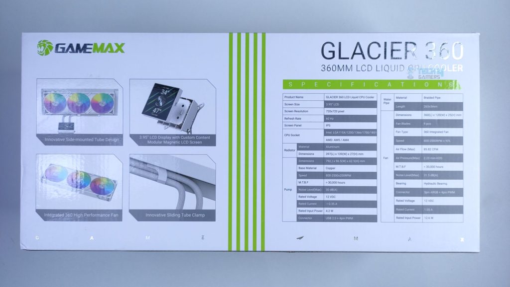 Back - Game Max Glacier 360