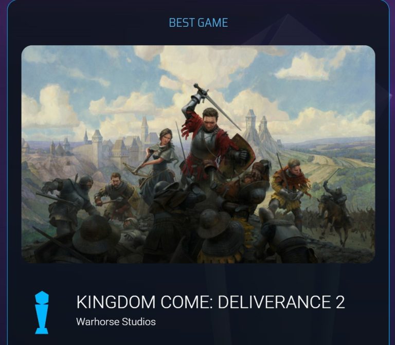 Kingdom Come Deliverance 2 Wins Best Game of 2025 Award At European ...