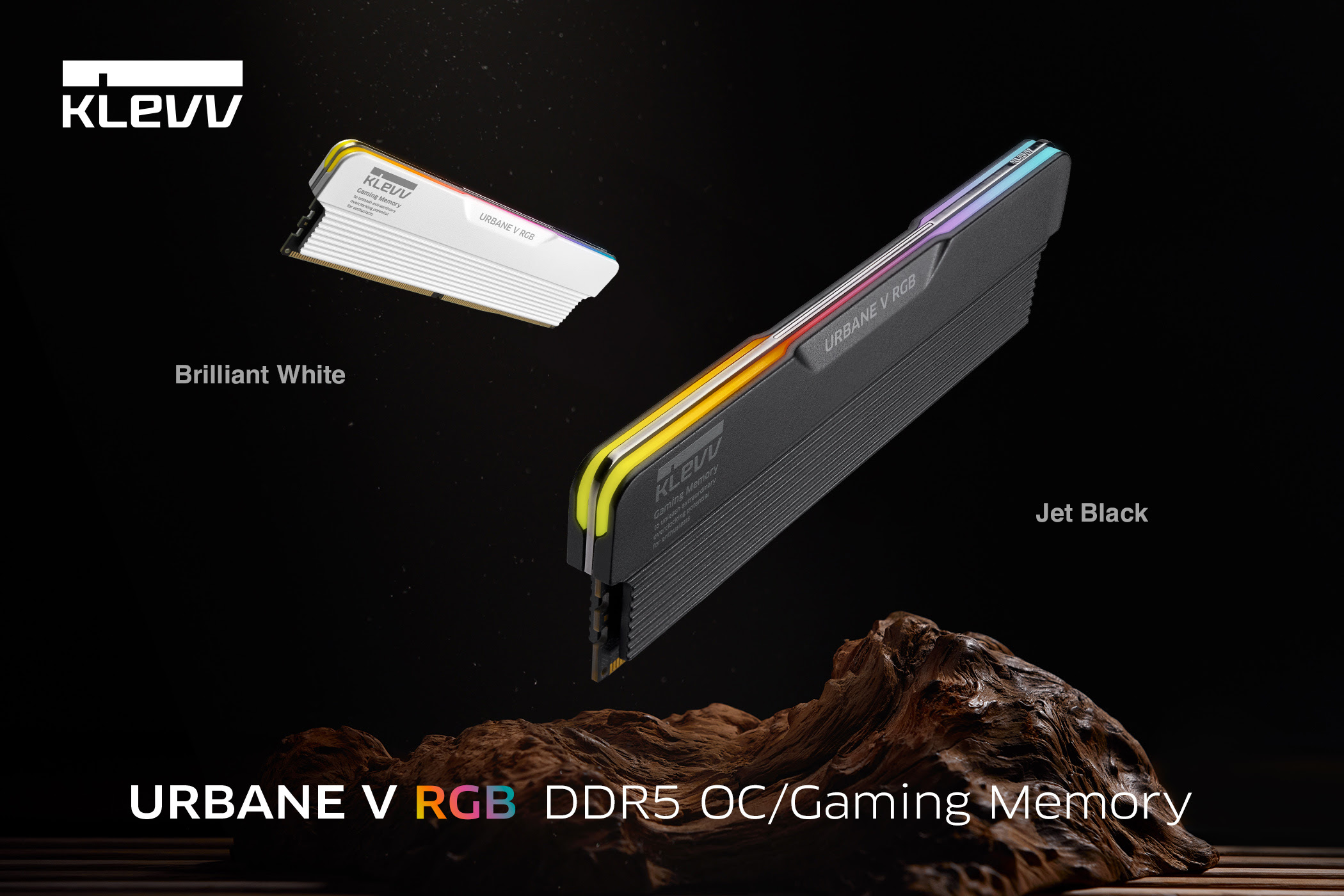 KLEVV Launches Jet Black Edition of URBANE V RGB DDR5 Memory