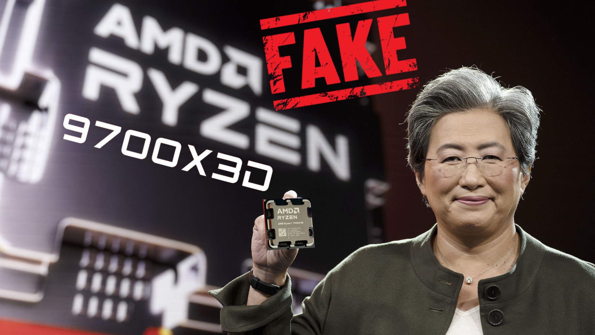 Ryzen 7 9700X3D Isn’t Real For Now; Social Media Post Confirms Benchmark Scores Were Fake AMD Ryzen 7 9700X3D
