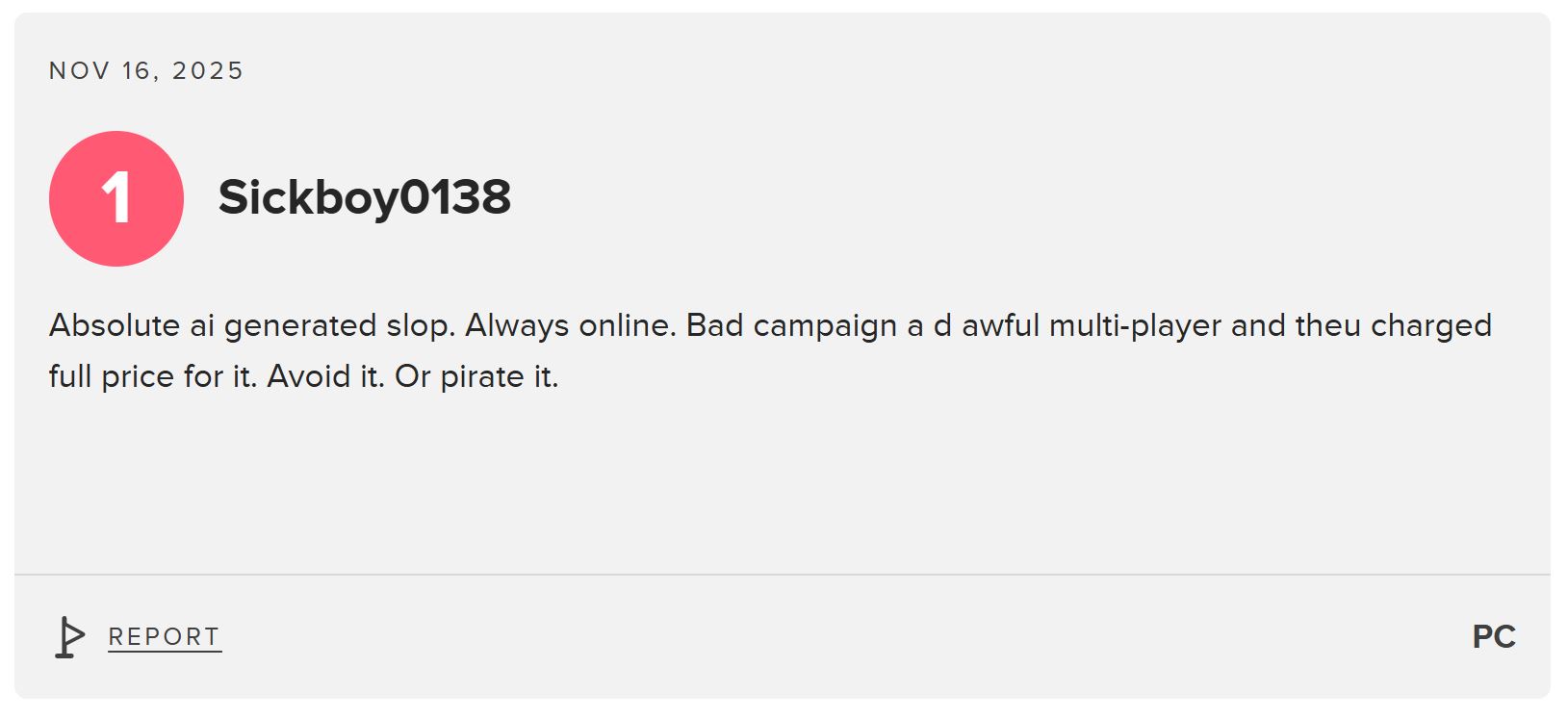 Black Ops 7 Metacritic User Reviews