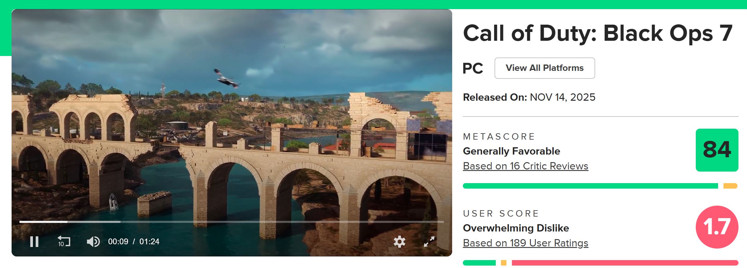 Black Ops 7 User Reviews Are Terrible So Far