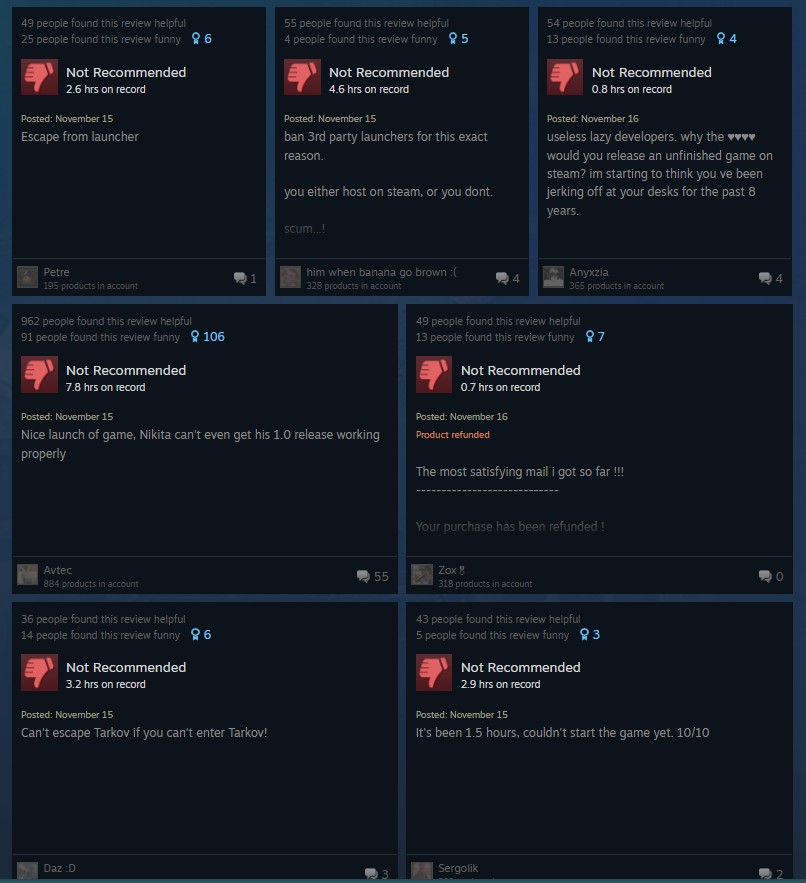 Escape From Tarkov Reviews