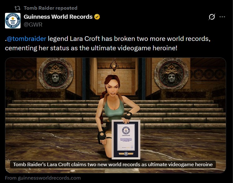Lara Croft Records