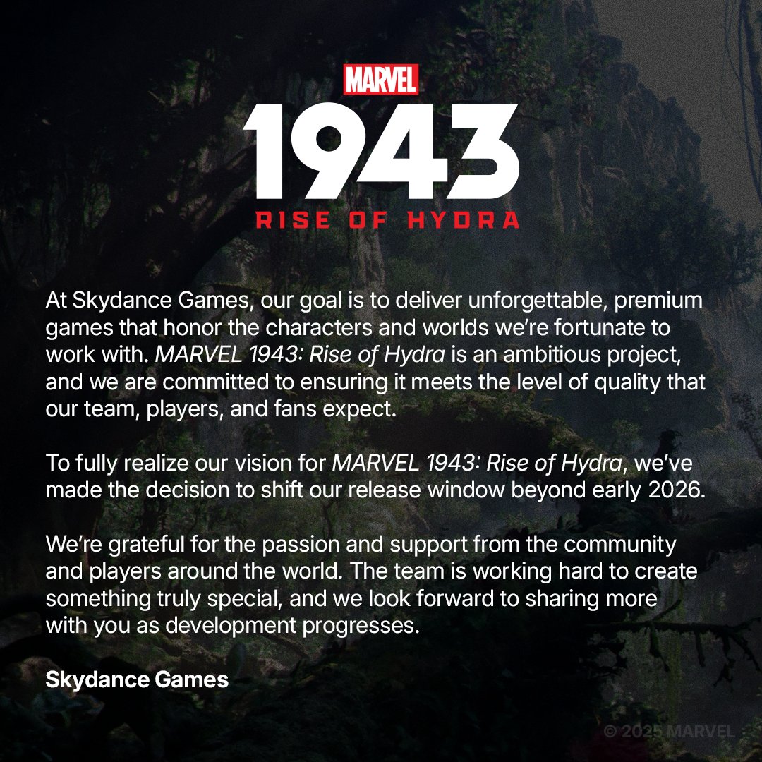 Marvel 1943 Delayed