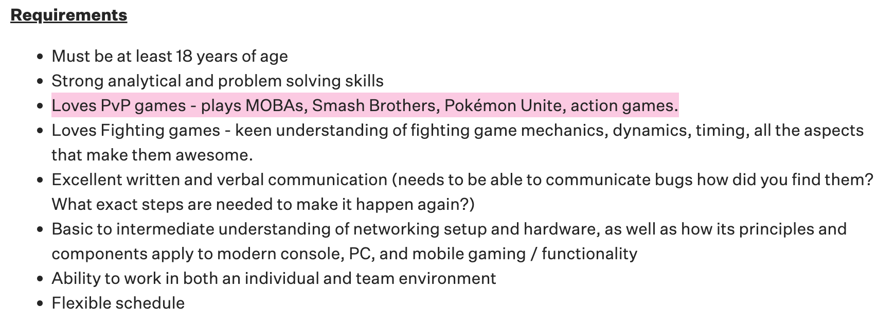 playstation moba title hiring