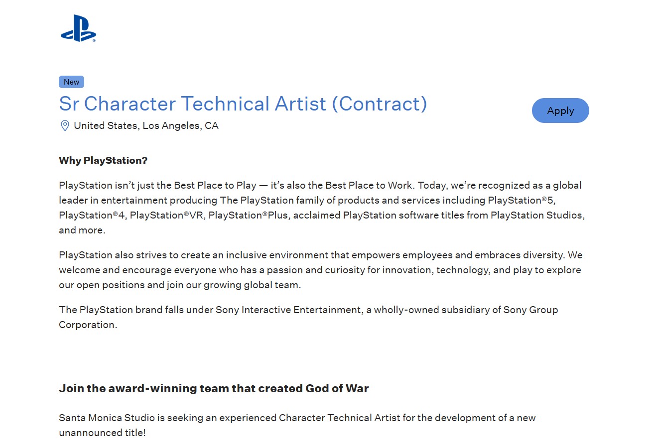 Santa Monica Job Listing