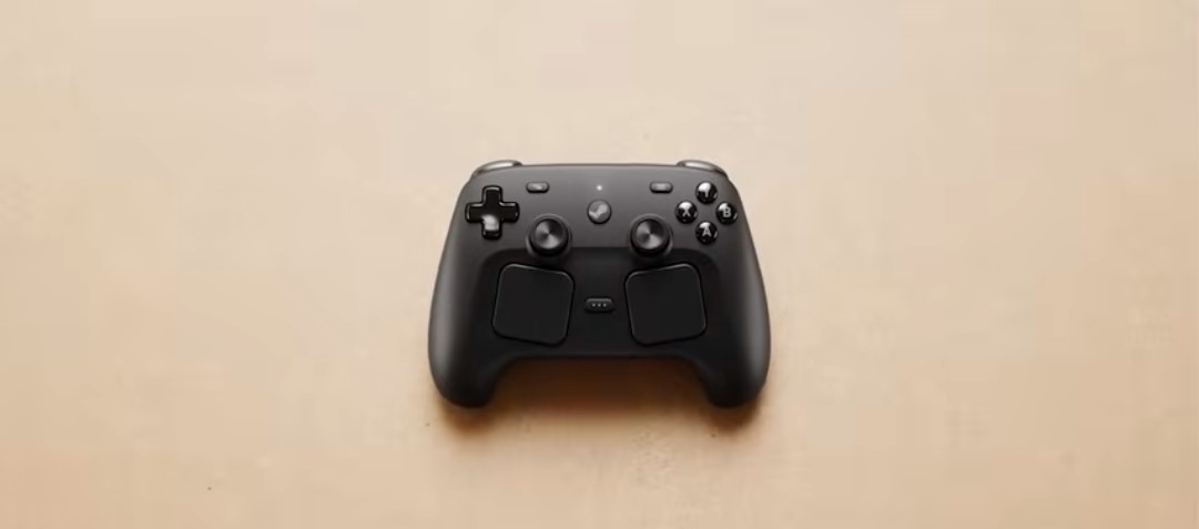 Topview shot of the new Steam Controller