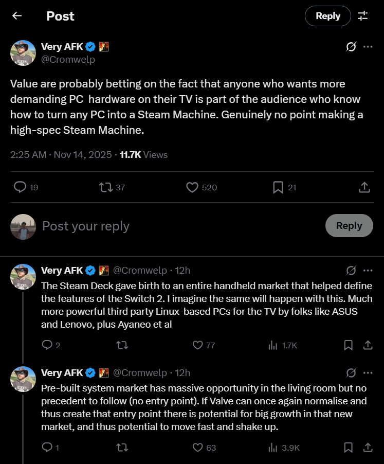 Steam Machine BG3 Dev