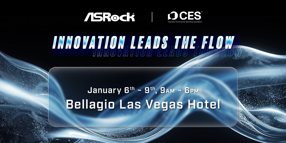 ASRock To Showcase Next-Generation PC Hardware at CES 2026