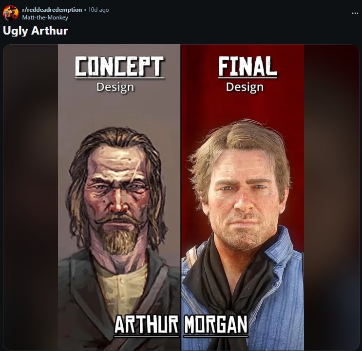 Arthur Morgan Concept Art